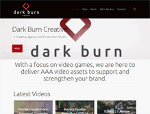 Tablet Screenshot of darkburncreative.com